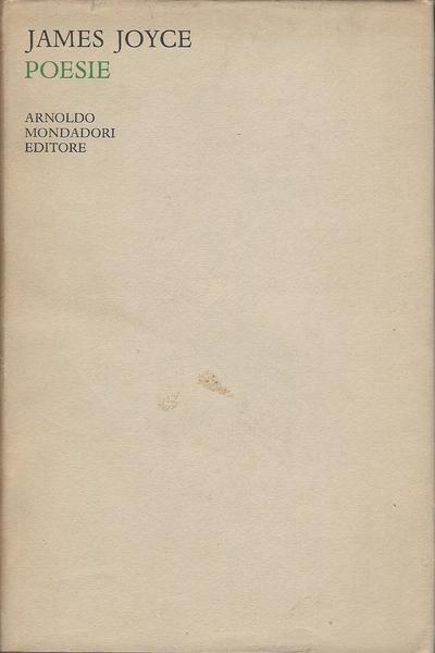 Poesie - James Joyce - copertina