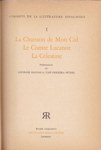 La Chanson de mon Cid - copertina