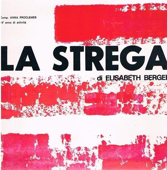 La Strega - Elizabeth Berger - copertina