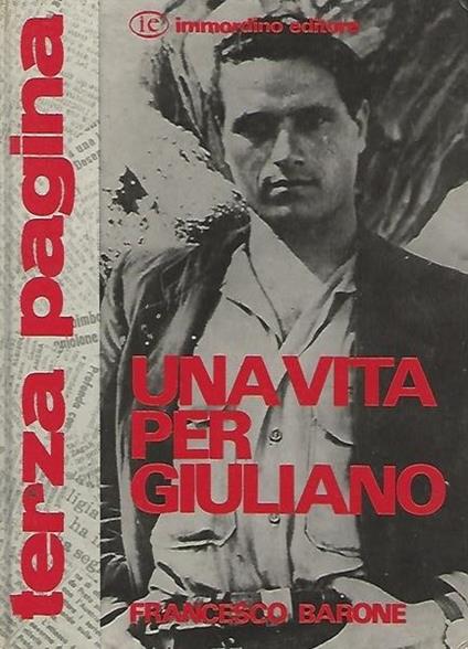 Una vita per Giuliano - Francesco Barone - copertina