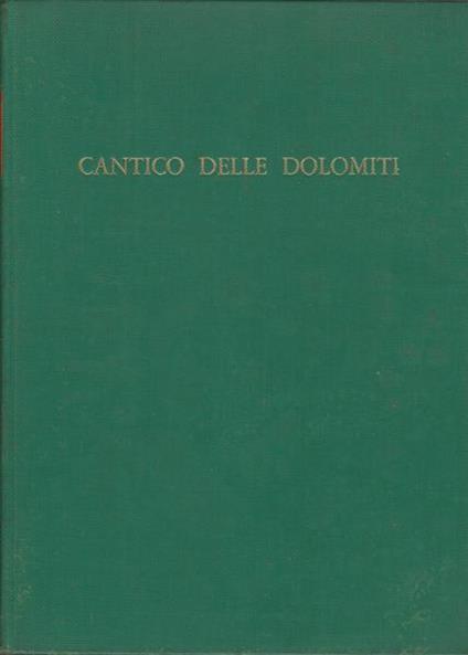 Cantico Delle Dolomiti - Saverino Casara - copertina