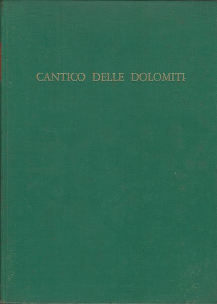 Cantico Delle Dolomiti - Saverino Casara - copertina