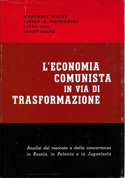 L' economia comunista in via di trasformazione - copertina