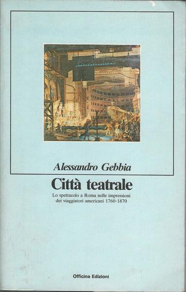 Città Teatrale - Alessandro Gebbia - copertina