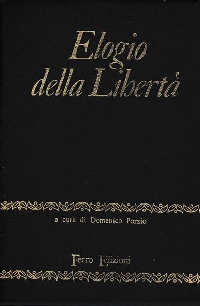 Elogio della libertà - copertina