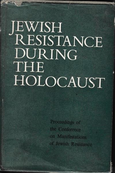 Jewish Resistence during the Holocaust - copertina
