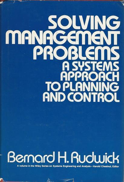 Solving Management Problems - Bernard H. Rudwick - copertina