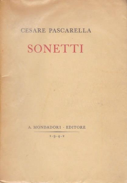 Sonetti - Cesare Pascarella - copertina