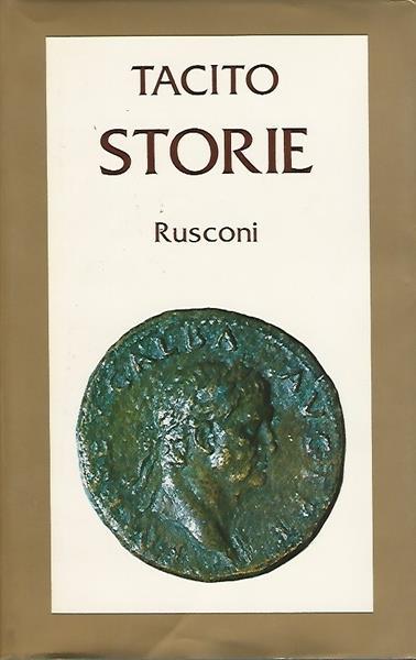 Storie - Publio Cornelio Tacito - copertina