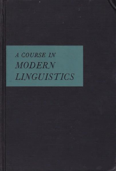 A Course in Modern Linguistics - Charles Hockett - copertina