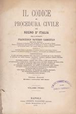 Il Codice di Procedura Civile del Regno d'Italia