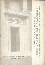 L' Importanza Sociale Delle Malattie Cardiovascolari. Atti Del Convegno, Roma 19