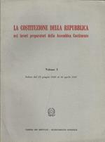 La Costituzione Della Repubblica. Volume I