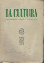 La cultura.Rivista bimestrale diretta da Guido Calogero.Anno III fasc.5 Set.1965