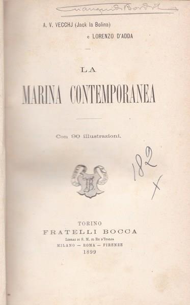 La Marina contemporanea - copertina