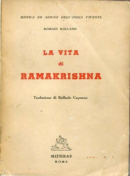 La vita di Ramakrishna - Romain Rolland - copertina