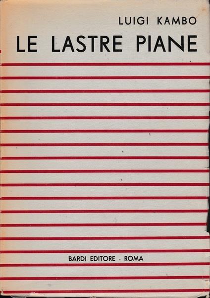 Le lastre piane - Luigi Kambo - copertina