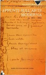 Appunti sull'arte moderna ca 1870-1960