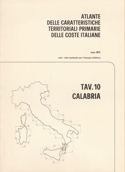 Atlante delle caratteristiche delle coste italiane. 10. Calabria - copertina