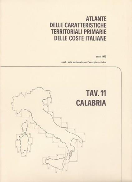 Atlante delle caratteristiche delle coste italiane. 11. Calabria - copertina