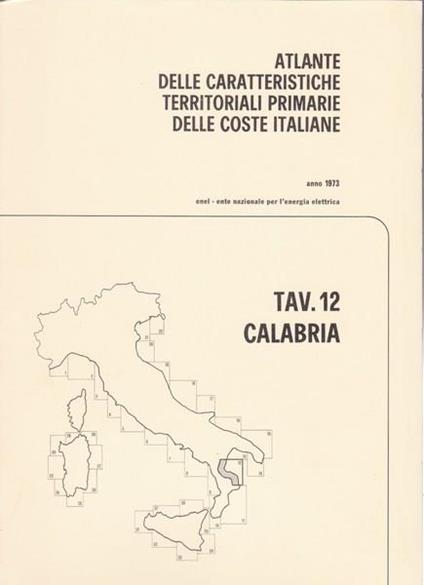 Atlante delle caratteristiche delle coste italiane. 12. Calabria - copertina