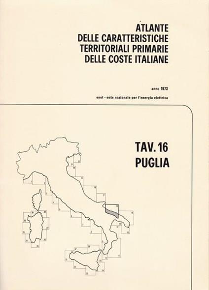 Atlante delle caratteristiche delle coste italiane. 16. Puglia - copertina