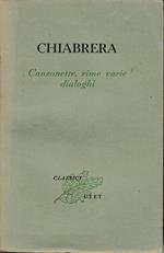 Canzonette, rime varie, dialoghi
