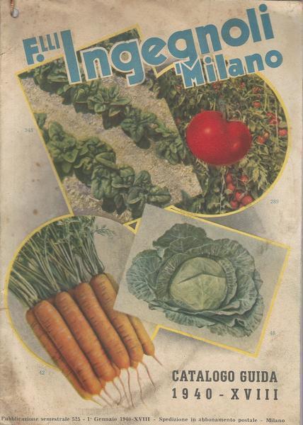 F.Lli Ingegnoli Milano Catalogo-Guida 1940 - F.Lli Ingegnoli - copertina