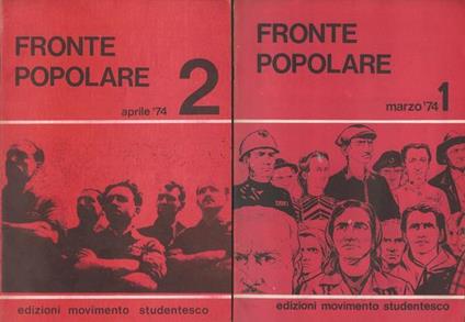 Fronte Popolare Marzo- Aprile 74 N. 1-2 - copertina
