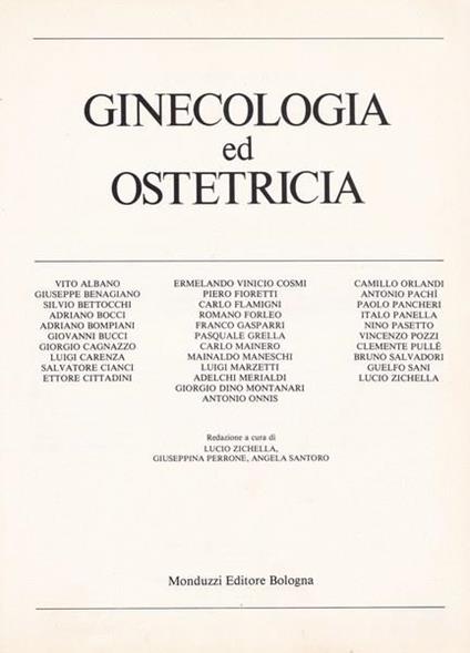 Ginecologia ed ostetricia - copertina