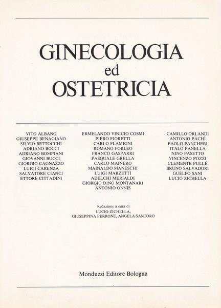 Ginecologia ed ostetricia - copertina