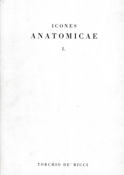 Icones Anatomicae 1 - copertina
