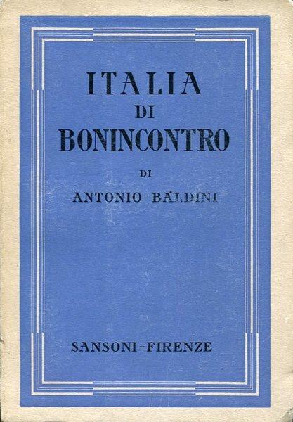 Italia di Bonincontro - Antonio Baldini - copertina