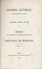 Mémoires de M. Le Préfet de La Seine & de M. Le Préfet de Police et Procès