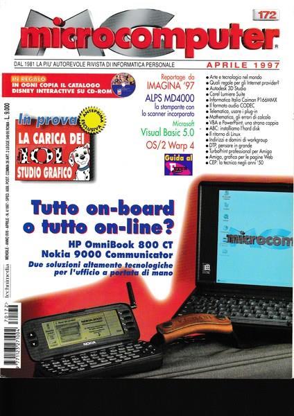 Microcomputer. Rivista. Anno Xvii Aprile 1997 N.172 - copertina