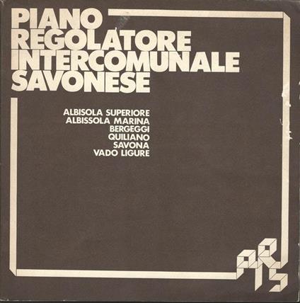 Piano Regolatore Intercomunale Savonese - copertina