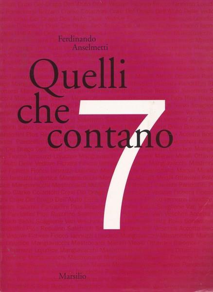Quelli che contano - Ferdinando Anselmetti - copertina
