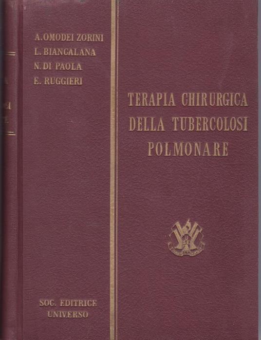 Terapia chirurgica della tubercolosi polmonare - copertina