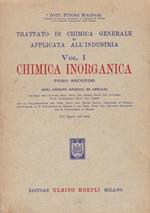 Trattato di chimica generale e applicata all'industria.I.Chimica inorganicaTo II