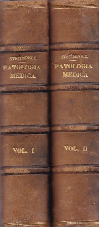 Trattato di patologia speciale medica e terapia. I. II - Adolfo Strumpell - copertina