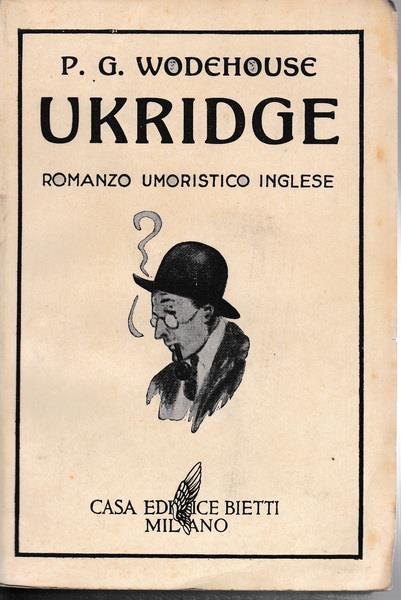 Ukridge - Pelham G. Wodehouse - copertina