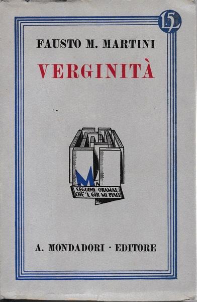 Verginità - F. M. Martini - copertina