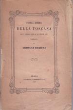 Storia intima della Toscana dal 1 gennaio 1859 al 30 aprile 1860