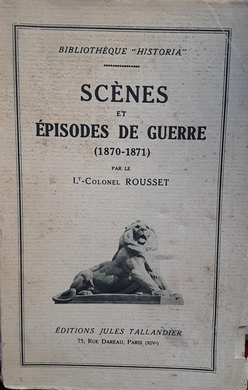 Scènes et episodes de guerre (1870-1871) - copertina
