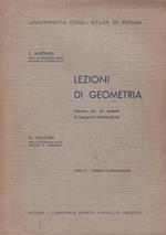 Lezioni di geometria per gli studenti di ingegneria. Parte II - Esercizi e complementi