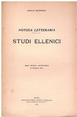 Studi ellenici