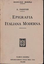 Epigrafia Italiana Moderna
