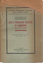 Idee e formazioni politiche in Lombardia dal 1748 al 1814