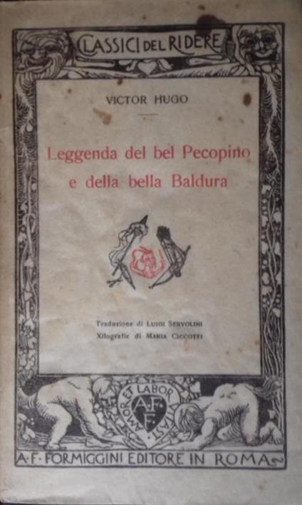 Leggenda del bel Pecopino e della bella Baldura - Victor Hugo - copertina