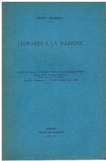 Leopardi e la nazione